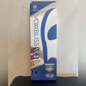 VoxxBliss Men’s shoe insoles sizes 7-13 brand new in box